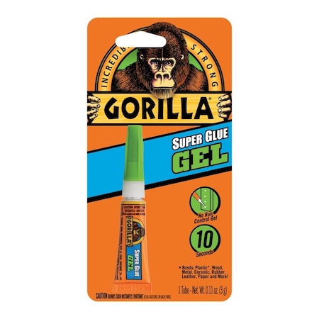 Gorilla Glue Gorilla High Strength Super Glue 0.11 oz, PK5 110145